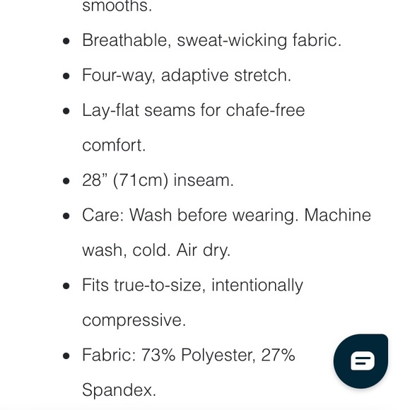 Zyia Active Black Leggings SZ 6-8 (these are for taller people, 28” length) - Picture 7 of 9